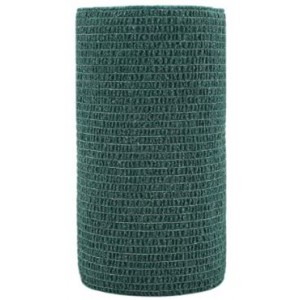 VENDA COHESIVA 10 CM VERDE