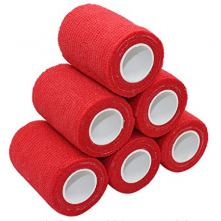 VENDA COHESIVA 7,5 CM ROJO