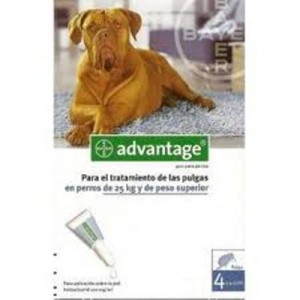 ADVANTAGE 400 PERRO (+25KG) 4 PIPETAS