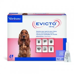 EVICTO 120MG PERROS 4 PIPETAS