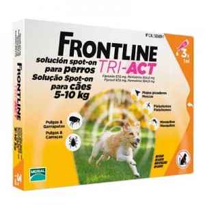 FRONTLINE TRIACT 3 PIPETAS 5-10KG.